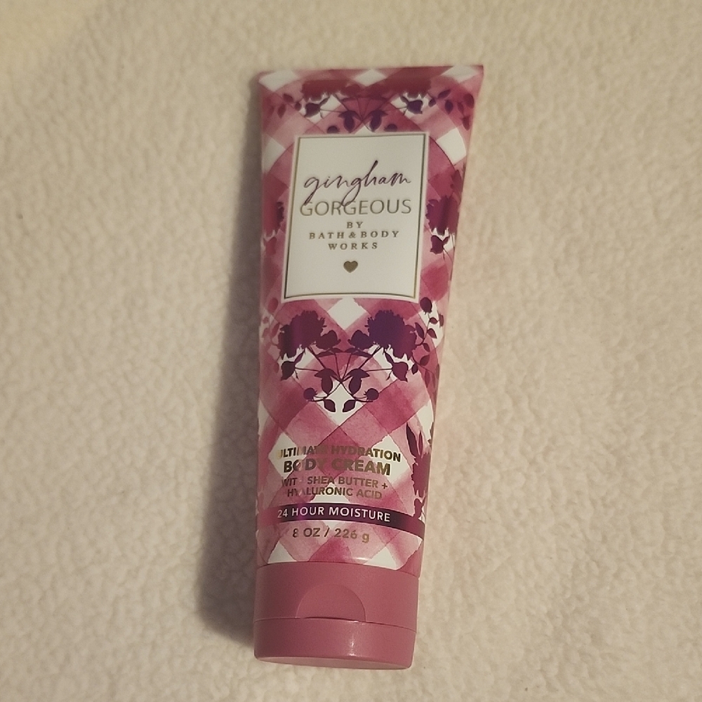 Bath & Body Works Gingham Gorgeous Pink Body Cream